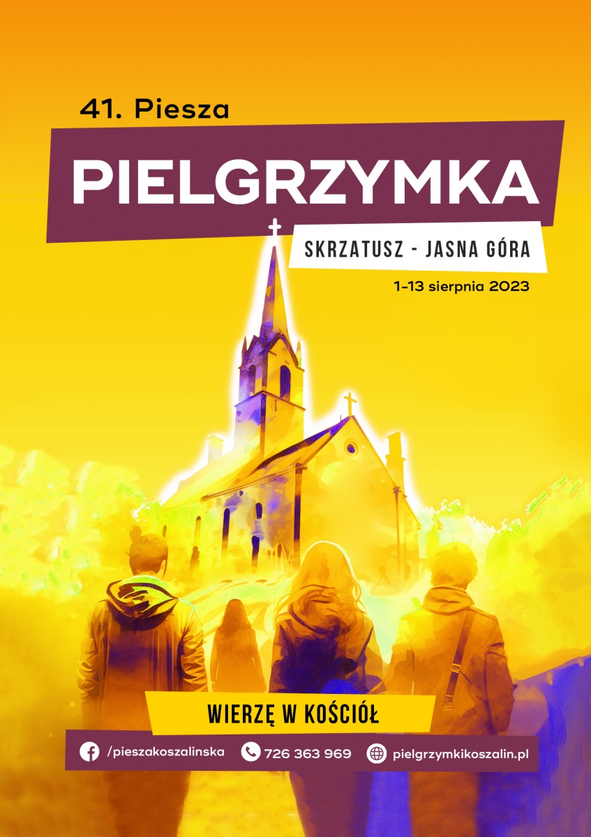 Read more about the article 41. Piesza Pielgrzymka Diecezji<br>Koszalińsko-Kołobrzeskiej na Jasną Górę